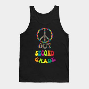 Second Grade Graduate Peace Out Tank Top